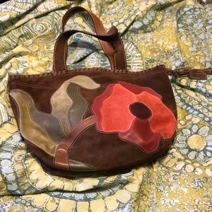 EUC Coach Poppy Suede Tote